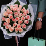 30 Pink Rose Bouquet with Patchi 2 02