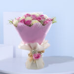 White and Pink Rose Bouquet 1 1 (35)