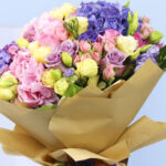 Bunch Of Mix Flowers With Purple Hydrangeas 4 2 (27)