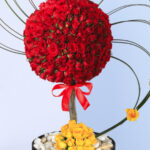Emirati Women's Day Beautiful Red Flower Arrangement 4 4 (42)