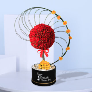 Emirati Womens day flower box gifts