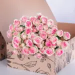 Spray Roses Dinara with vase (2)