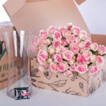 Spray Roses Dinara with vase (3)
