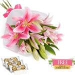 Treasured Pink Lilies 1 Treasured Pink Lilies