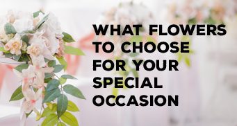 What Flowers to Choose for Your Special Occasion