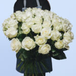 White-Rose-handtied-Bouquet