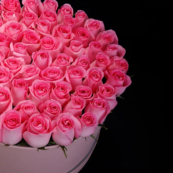 breast cancer gift pink roses in a box 1 jpg