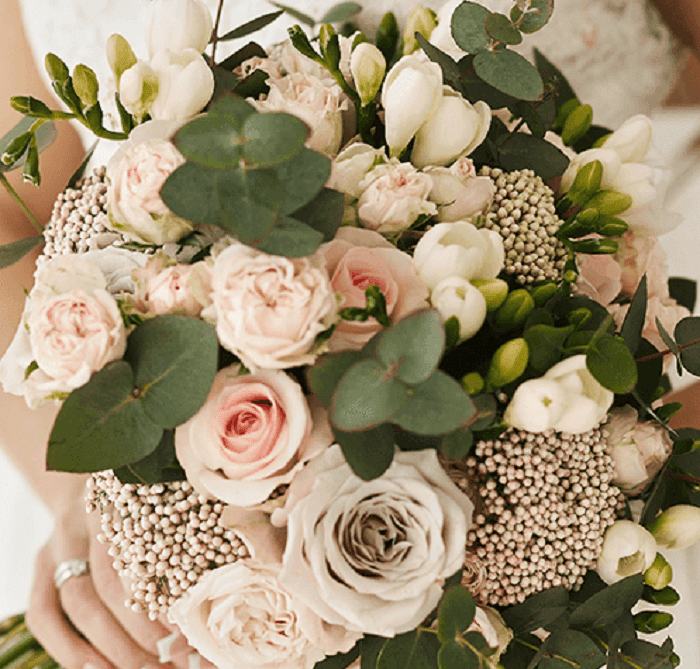 Exotic Bridal Bouquet Zoom In