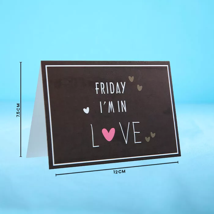 friday i m in love message card jpg