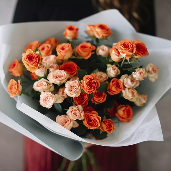 happiest orange rose bouquet 2 jpg