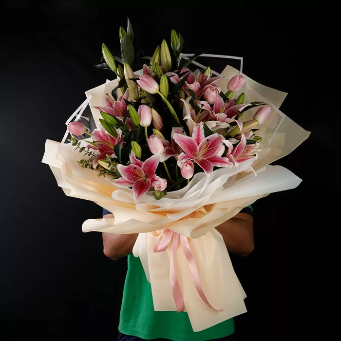 lily bouquet in special jpg