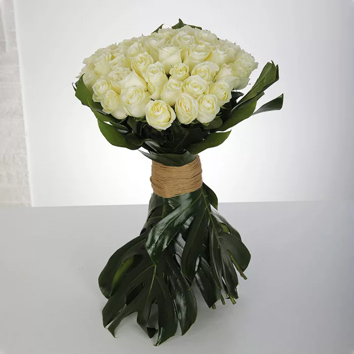 milky white rose bouquet jpg