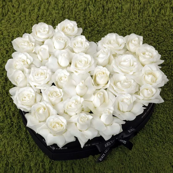 perfect white roses in heart shaped box 1 jpg