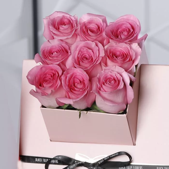 pink roses in pink cube box 2 jpg