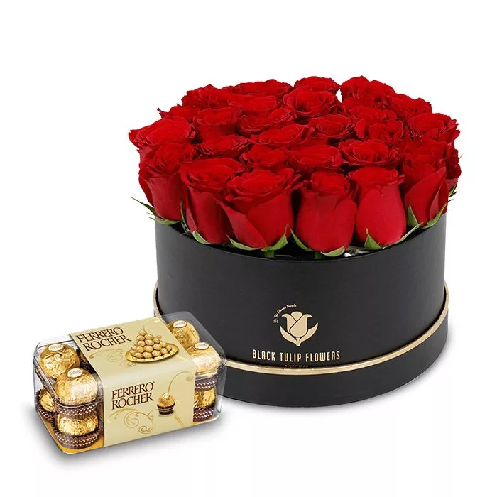 red rose in a box combo jpg