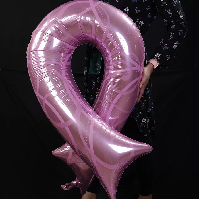 support the fight breast cancer awareness balloon 2 jpg