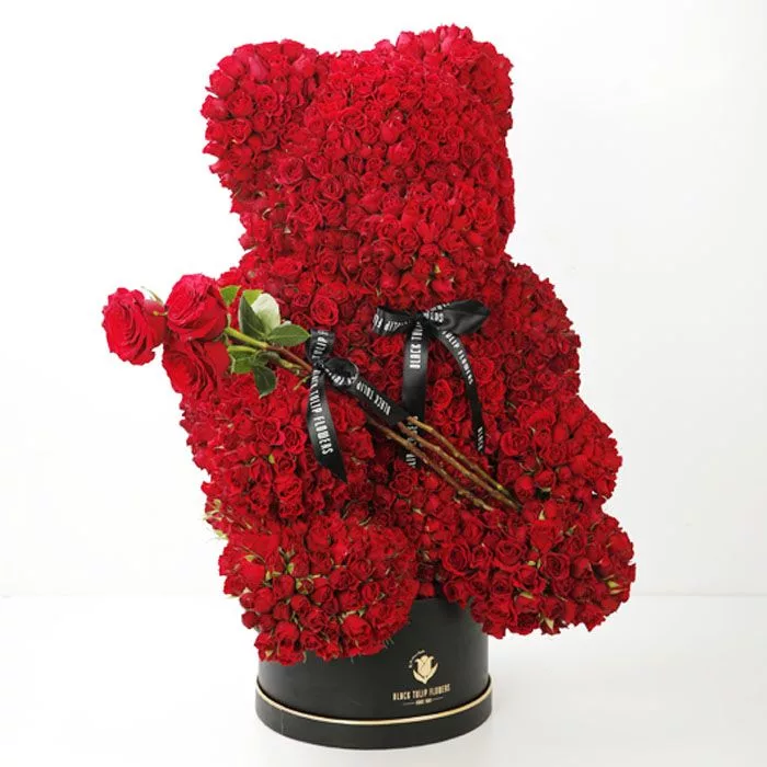 teddy bear inspired spray roses 1 jpg