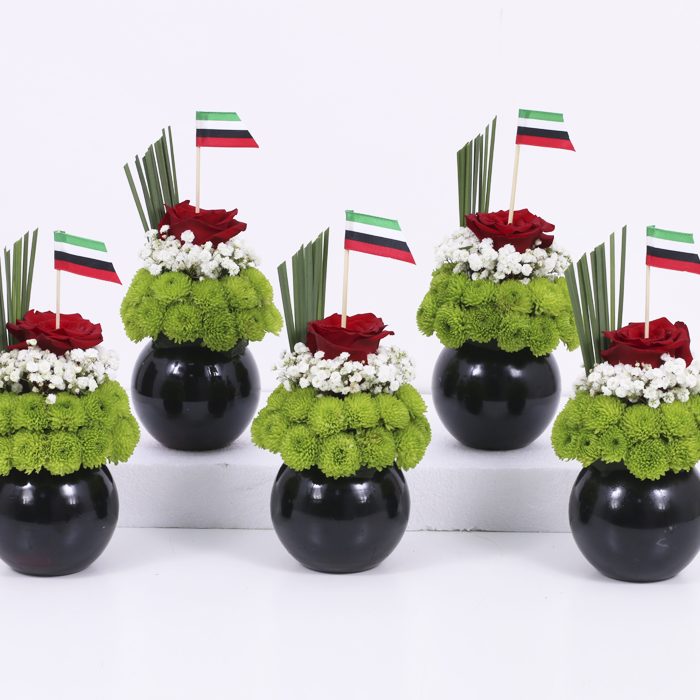 uae national day floral gifts set of 5