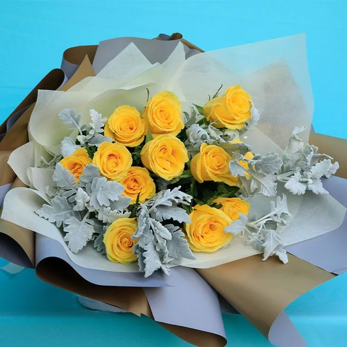 yellow rose shower bouquet 2 jpg
