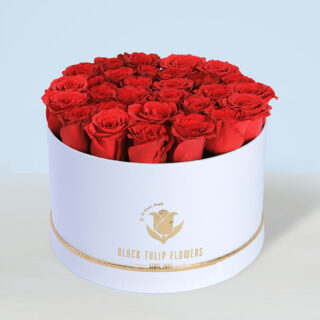 Fancy Red Roses In A Box