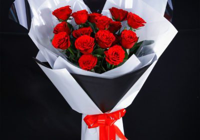 Lovely Red bouquet by Black Tulip Flowers