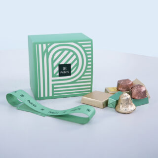 250gram assorted patchi chocolate in a green box