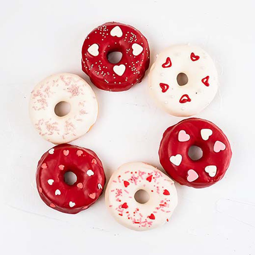 Red and White Donuts
