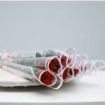 5pcs Single Wrapped Rose Bunch 4 04 - 014