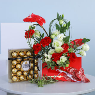 Flowery Embrace and Ferrero