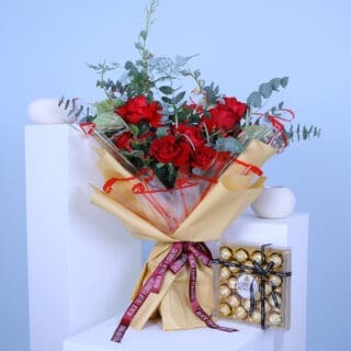 Tara Red Rose with Ferrero