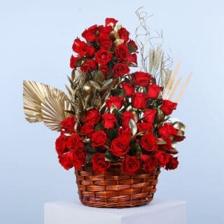 Golden Red Basket