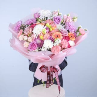 Pastel Blossom Ballet - A bouquet that describes dance