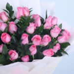 Pretty Pink 36 Rose Bouquet 4 03 - Pretty Pink Rose Bouquet