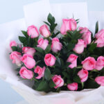 Pretty Pink 36 Rose Bouquet 3 04 - Pretty Pink Rose Bouquet
