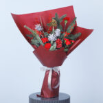Red & Silver Christmas Bouquet 1 red_green_delight_bouquet