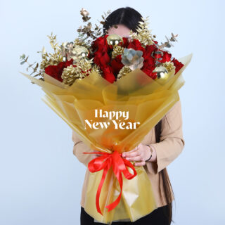 new year wishes bouquet gifts to your loved one in Dubai Abudhabi UAE