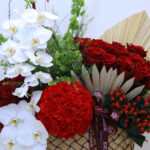 Luxurious Red & White Basket 2 02