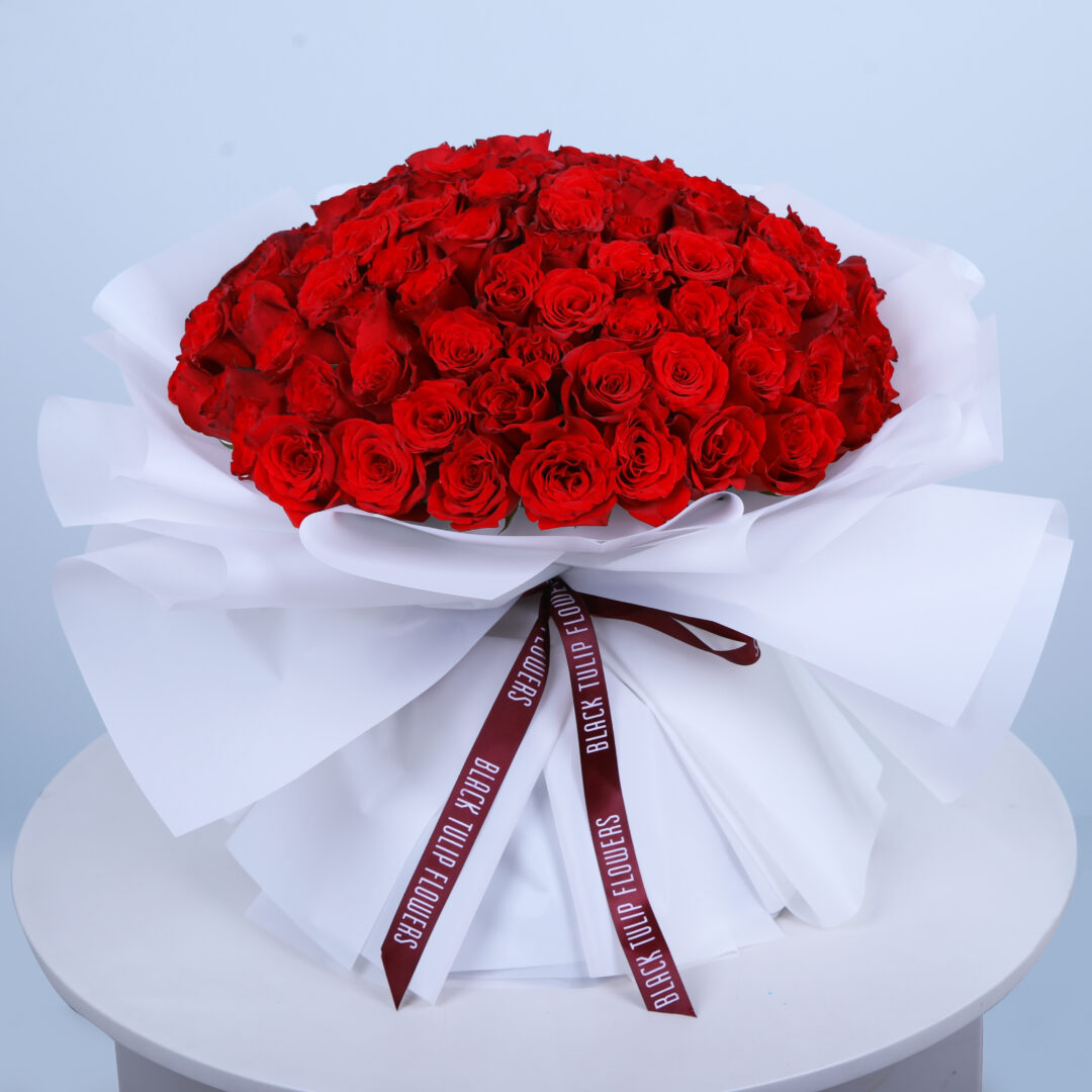 101 red rose hand Bouquet