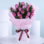 double-Purple- rose- bouquet