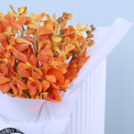 Fresh Orange Orchid Bouquet 4 02