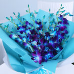 Luxury Blue Orchid Bouquet 3 04