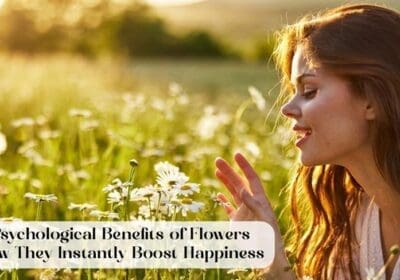 Discover the psychological benefits of flowers and how they instantly boost happiness, help reduce stress and enhance your mental well-being.