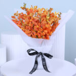 Fresh Orange Orchid Bouquet 1 orange-orchid-bouquet