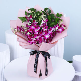 Royal Purple Orchid Bouquet