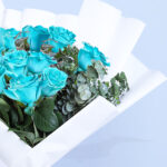 Royal Blue Roses Bouquet 4 02