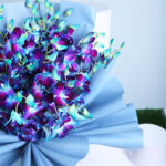 Exotic Blue Orchid Bouquet 2 03
