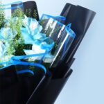 Blue Painted Rose & Lipidium Bouquet 4 03