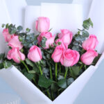 Sweet Pink Roses Bouquet 3 04
