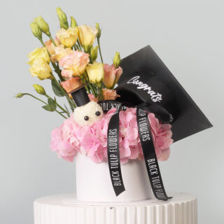 Pink Hydrangea Congrats Box