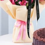 Birthday Combo with Pink Lilies 5 02